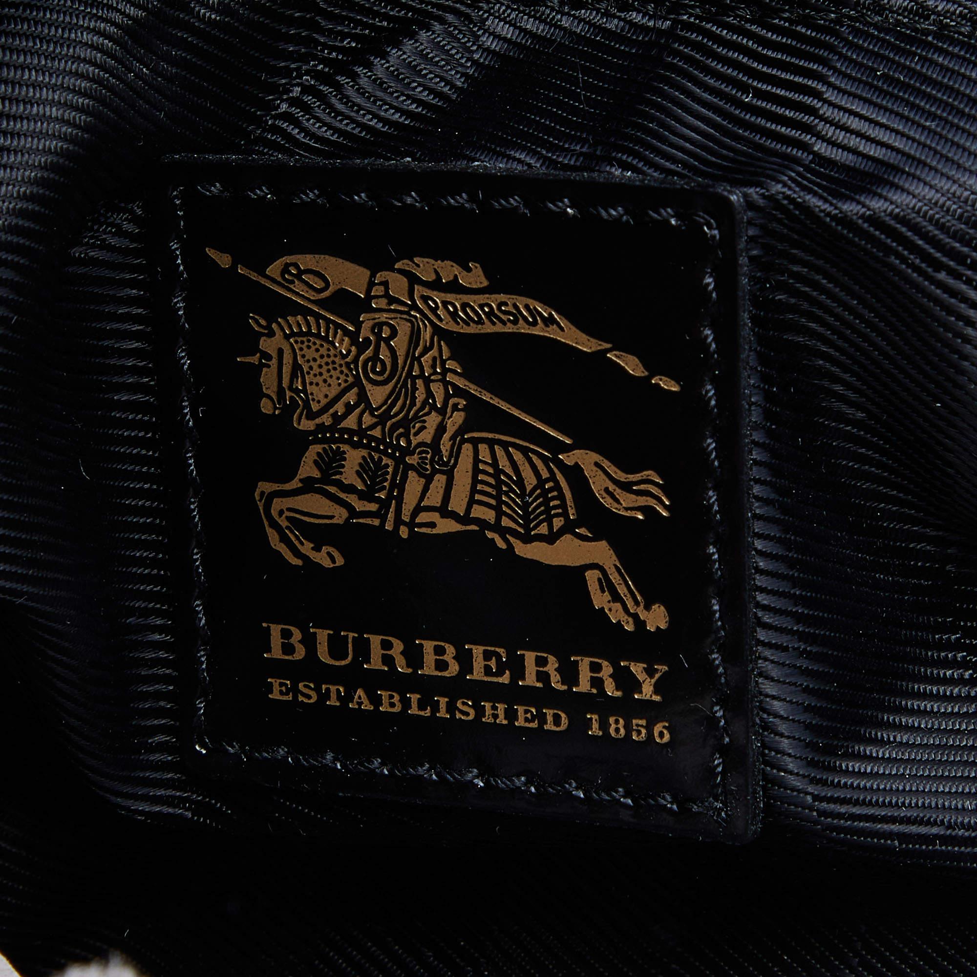 Burberry Black Nylon and Leather Westbury Satchel 3