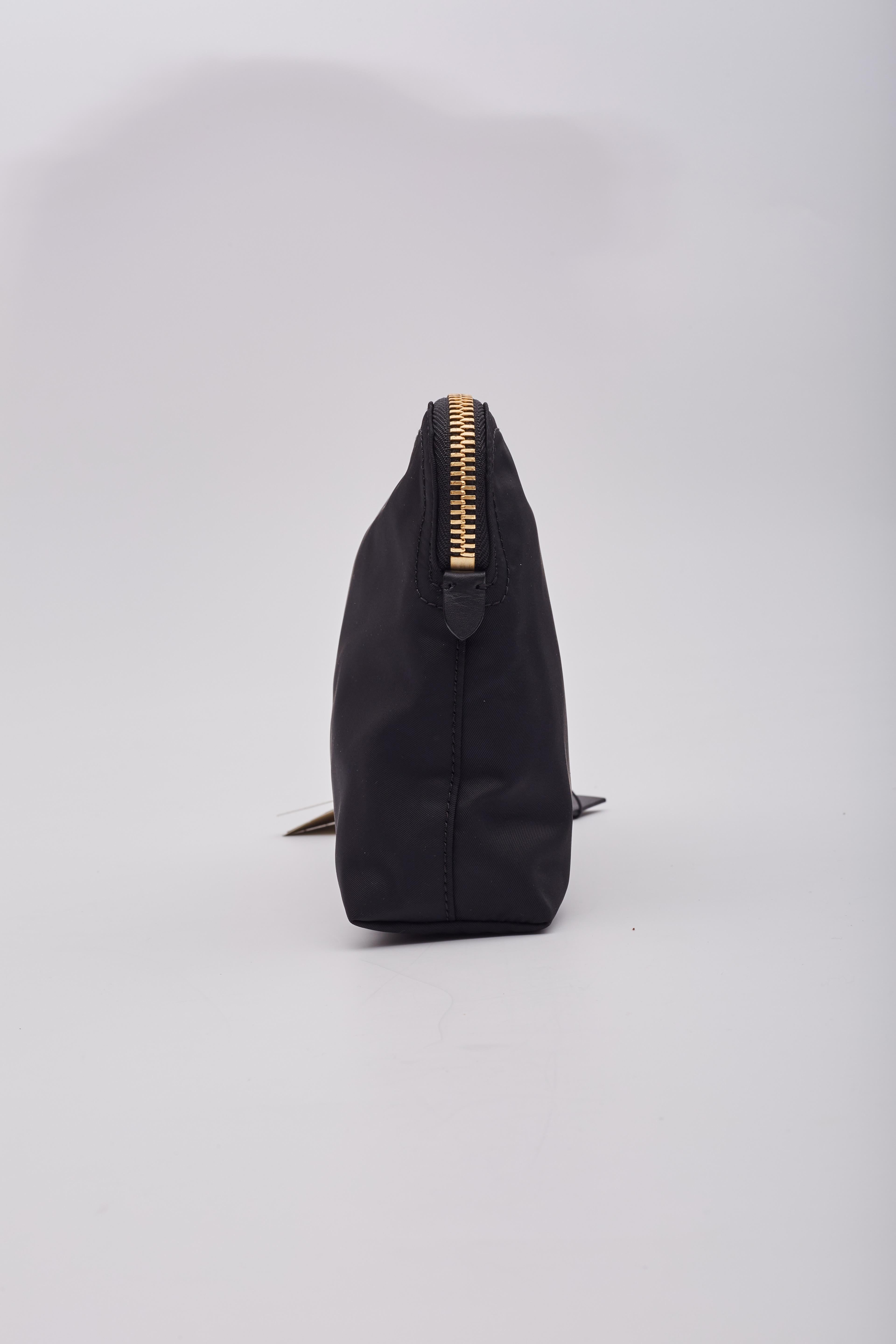 Burberry Black Nylon Technical Vanity Pouch Small 3