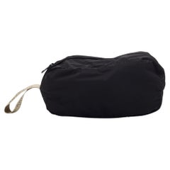 Burberry Black Nylon Vanity Pouch Bag