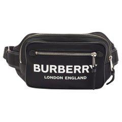 Burberry Black Nylon West Belt Bag