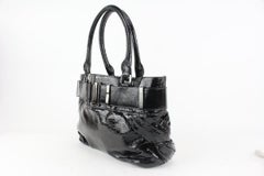 Burberry Borsa a tracolla in vernice nera 915bur70