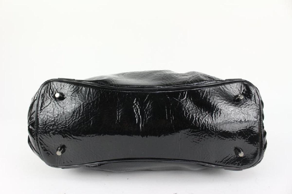 Burberry Black Patent Shoulder Bag 915bur70 For Sale 4