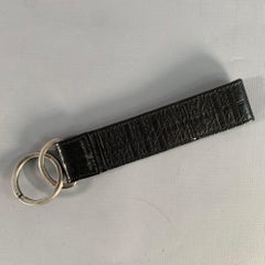 BURBERRY Black Plaid Leather Metal Bags