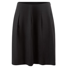 Burberry Black Pleated Knee Length Skirt Size L Burberry Black Pleated Knee Length Skirt Size L