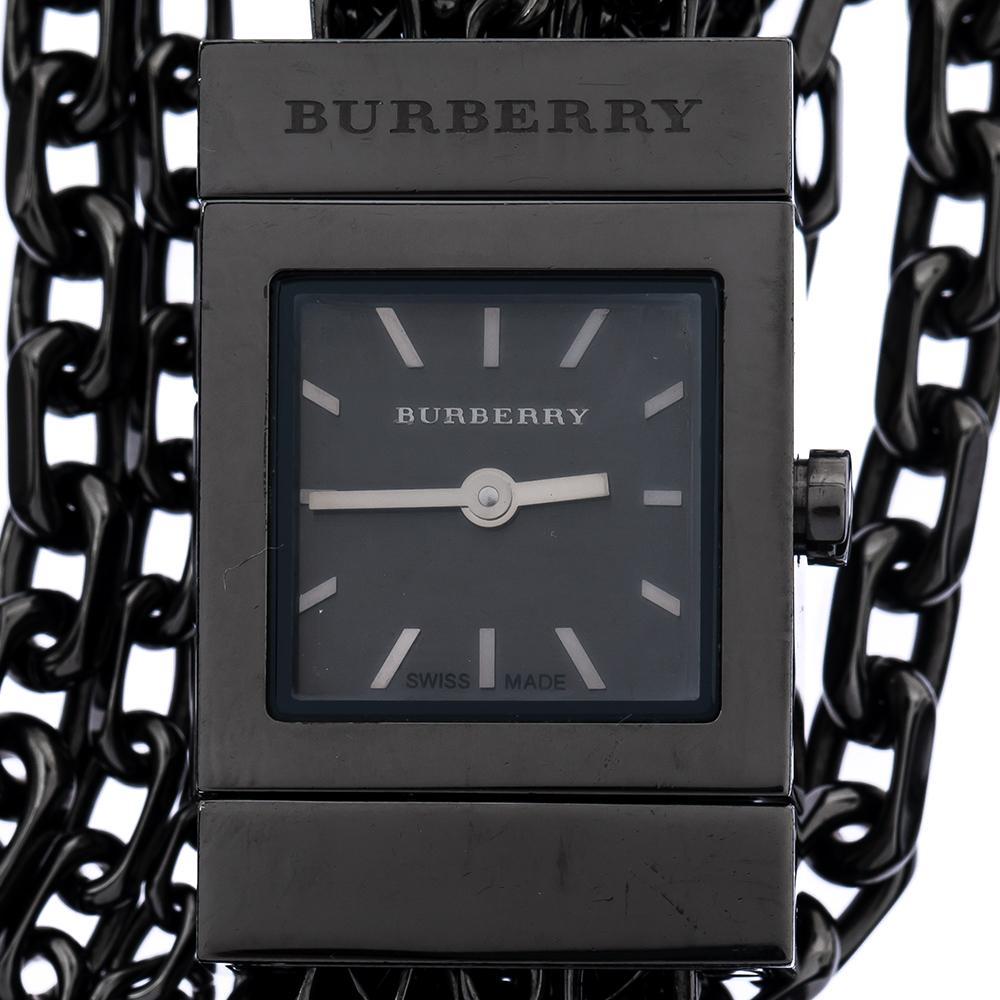 stainless steel chain wrist watch