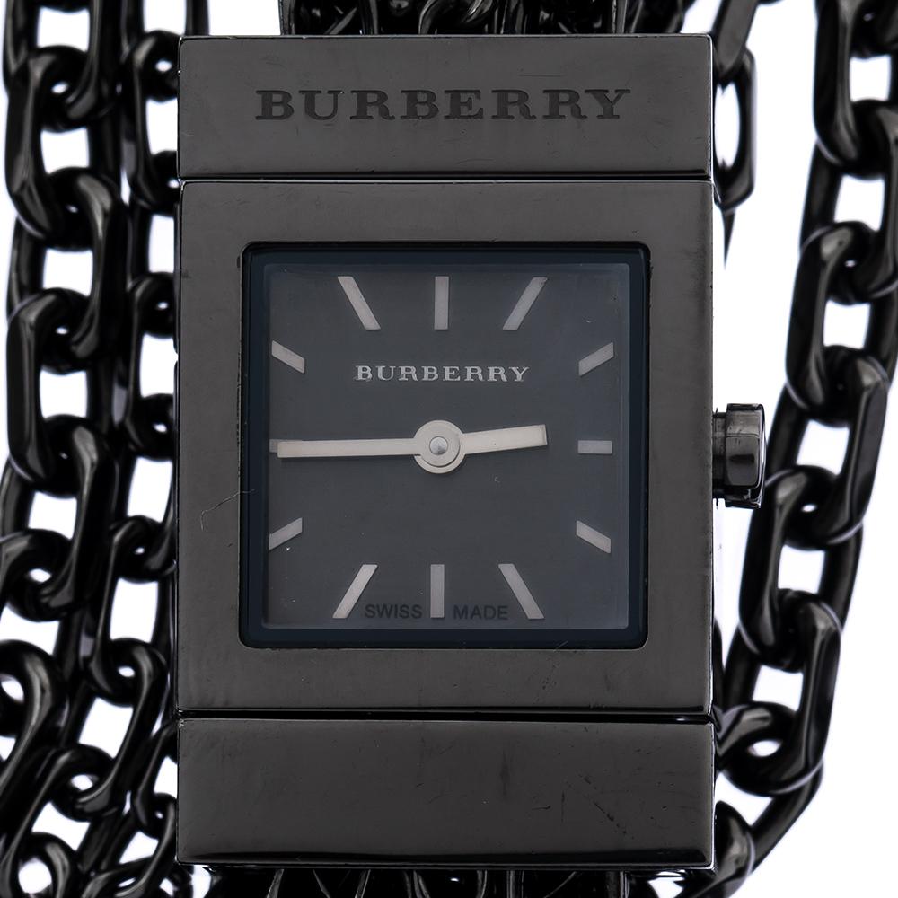 Burberry Black PVD Coated Stainless Steel Chain BU5601 Women's Wristwatch 20 mm 1