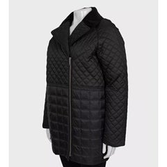 Burberry Black Quilted Jacket Coat Sz.L
