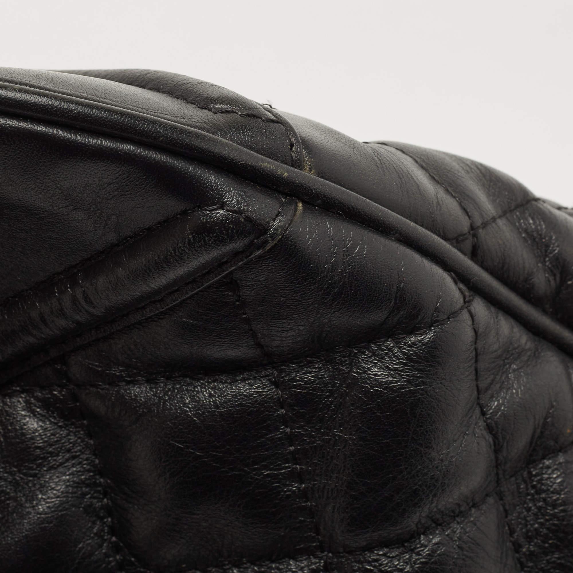 Burberry Black Quilted Leather Hoxton Hobo 1