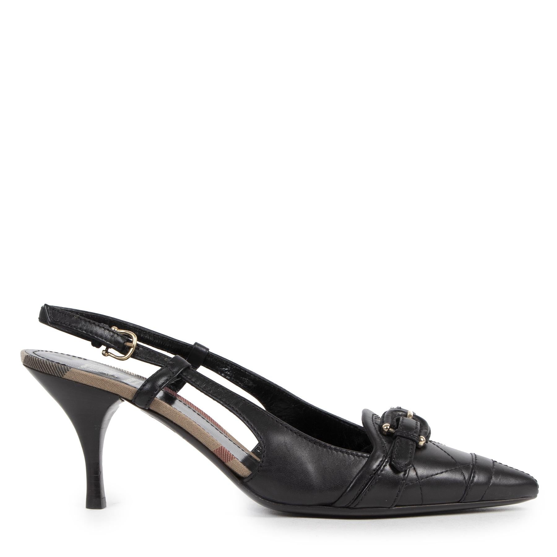 burberry slingback shoes