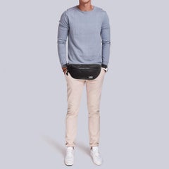 Burberry Black Quilted Nylon Sonny Belt Bag