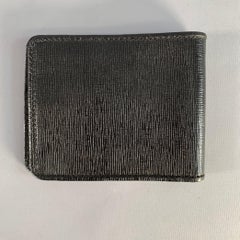 BURBERRY Black Saffiano Leather Wallet