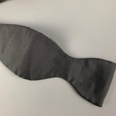 Nœud papillon en soie noire BURBERRY