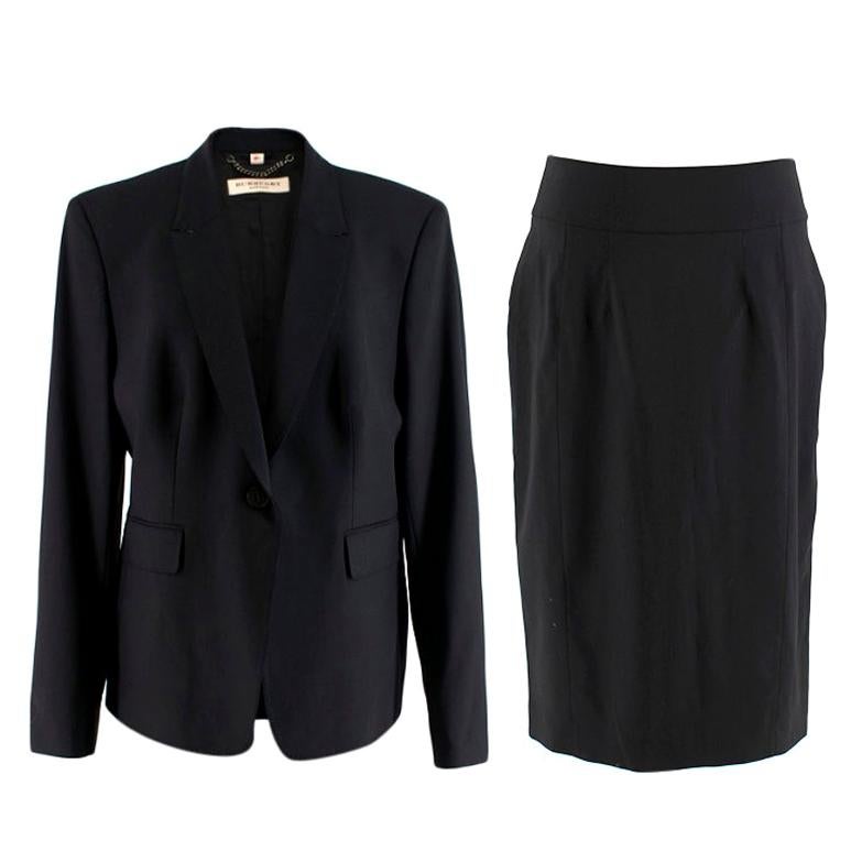 burberry skirt suit