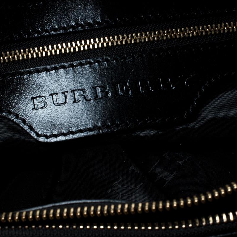 Burberry Black Soft Leather Bridle Small Hepburn Tote 1