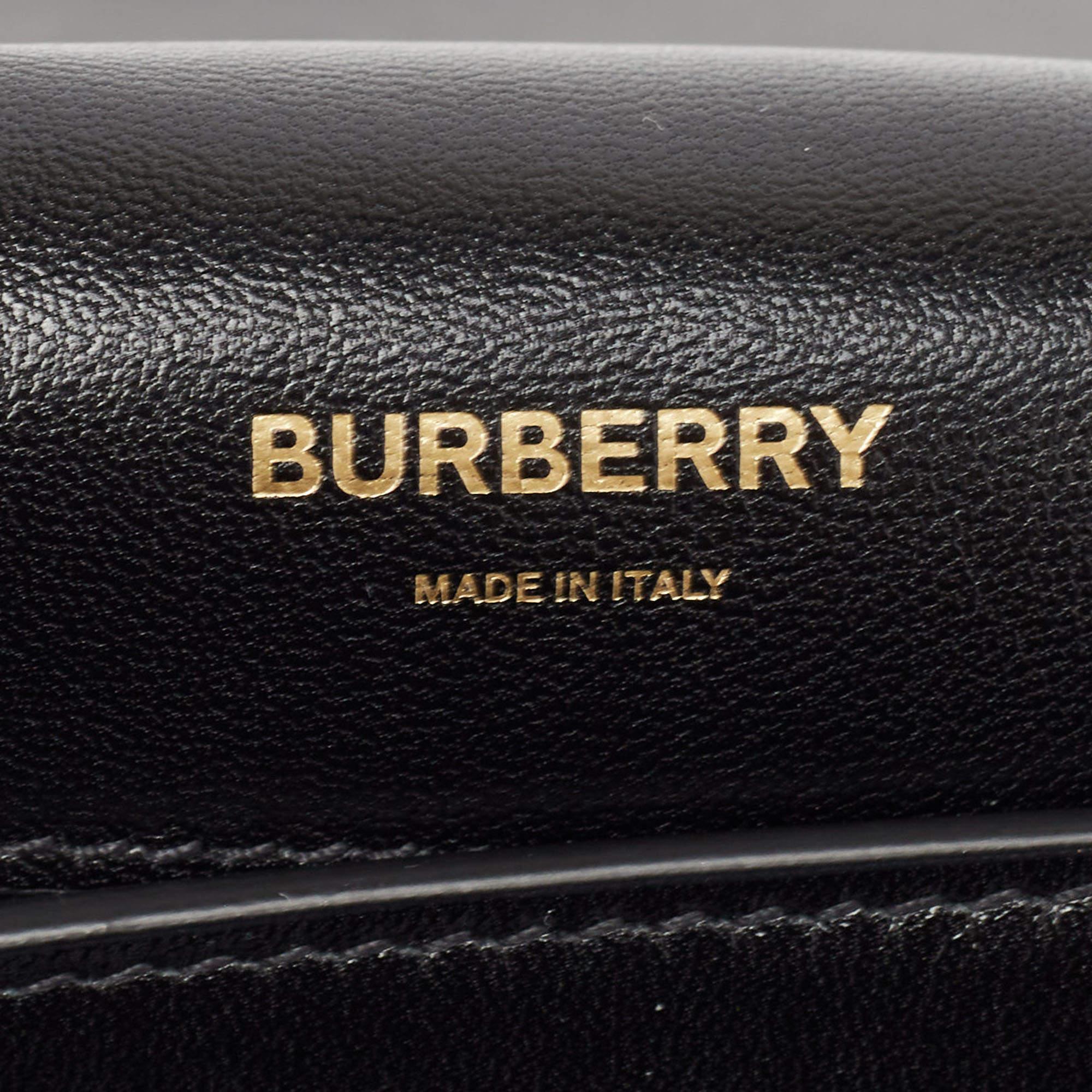 Bolso Olympia Mediano Burberry Negro Piel Suave 4