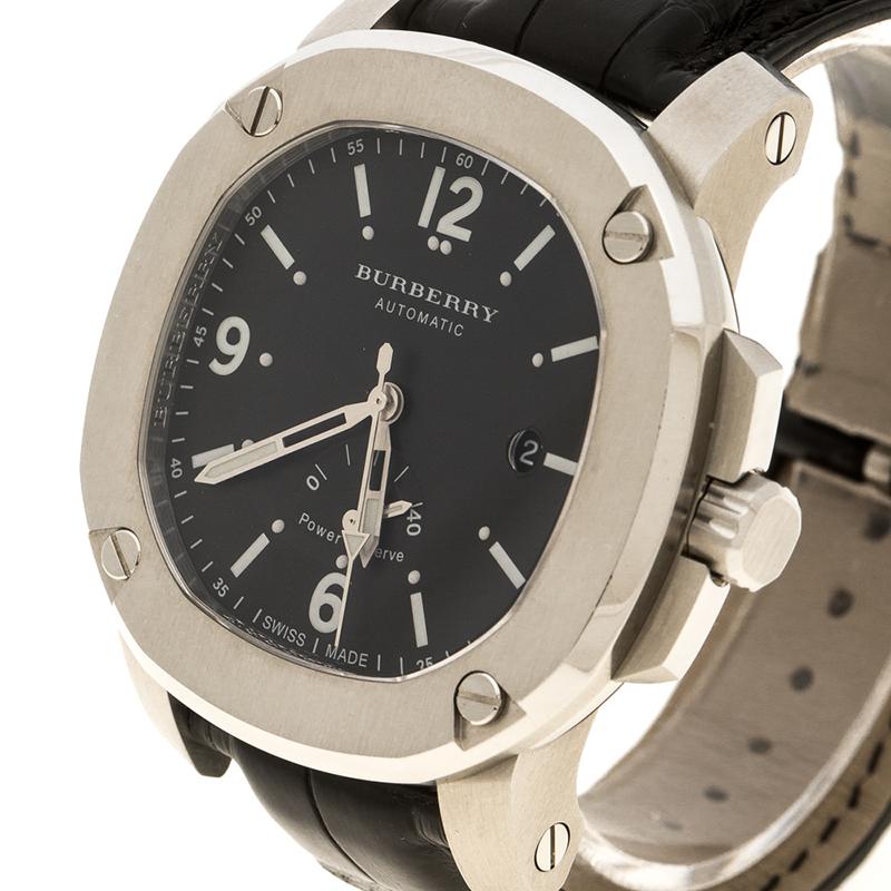 This Burberry creation is a fitting example of fine watch artistry and assembly! Functioning in an automatic movement, this The Britain BBY1002 piece has a gathering of fine features like screw detailing on the bezel, water resistance of 50 meters,