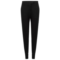 Burberry Black Stirrup Skinny Trousers Size S