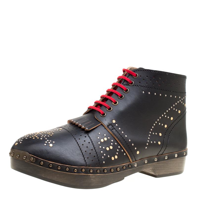 burberry studded boots