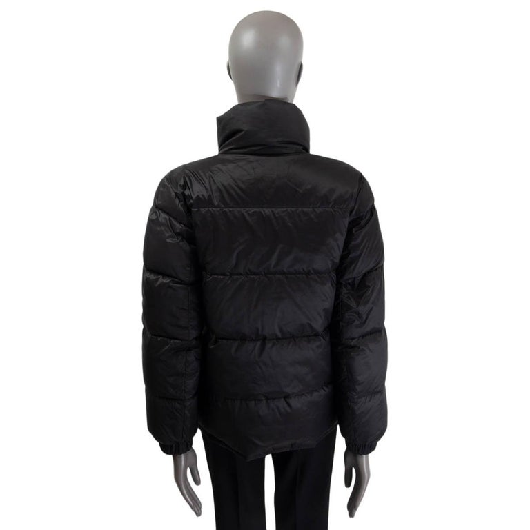 BURBERRY black and VINTAGE CHECK REVERSIBLE DOWN PUFFER Jacket S For ...