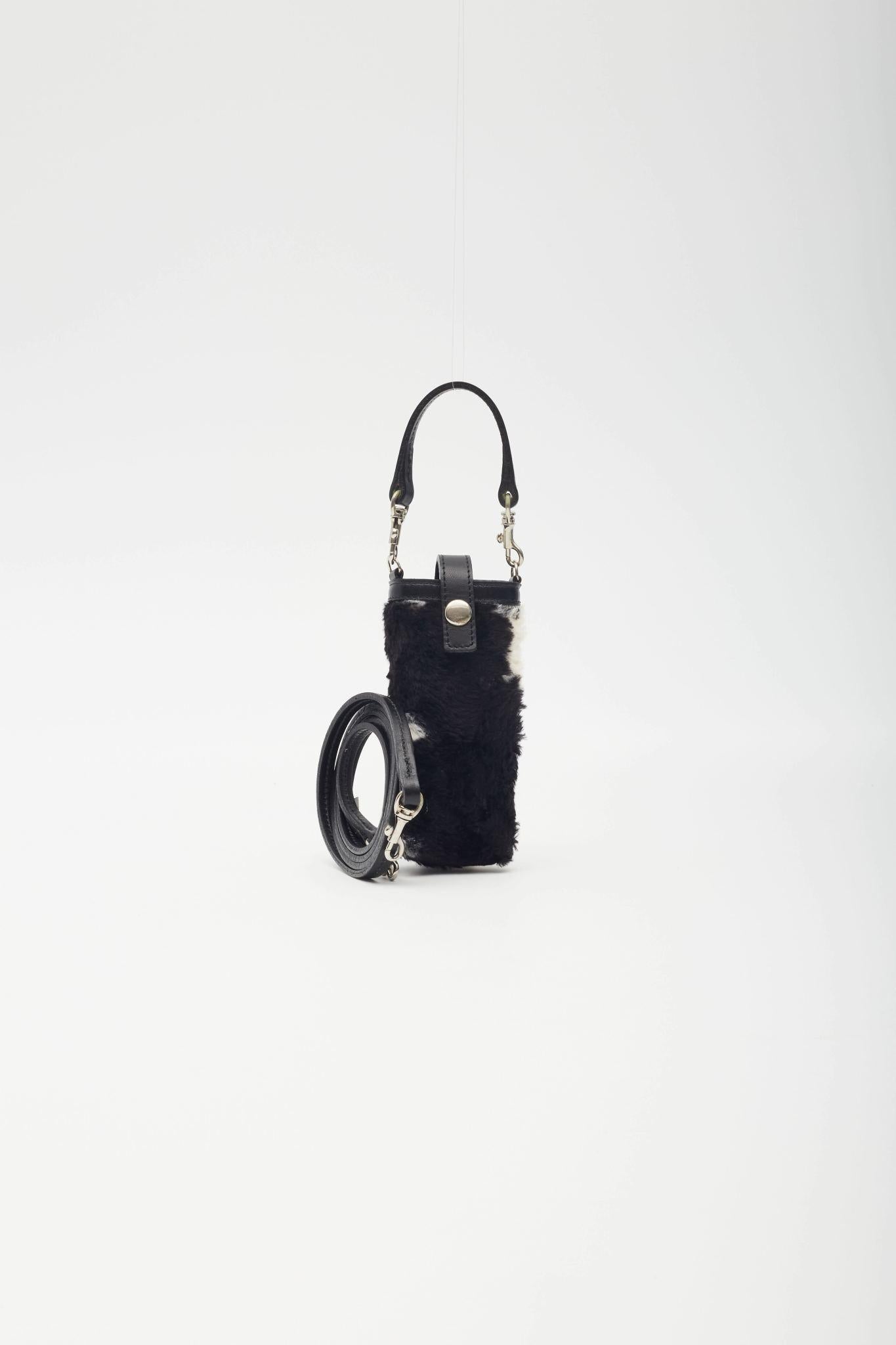 Burberry Black White Print Dog Poop Bag Holder Crossbody For Sale 1