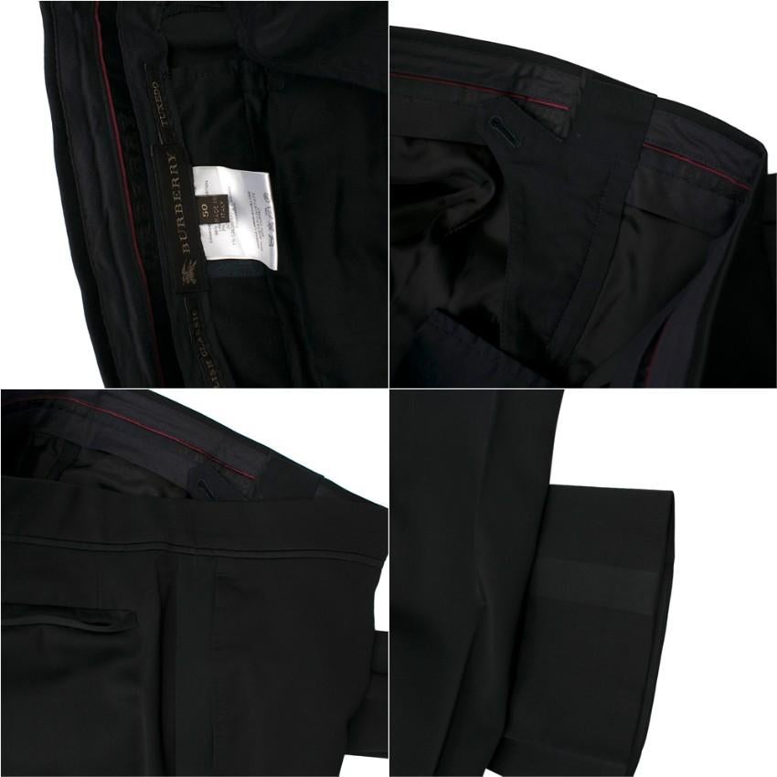 Burberry Black Wool Hand-Tailored Tuxedo Set L 50  1