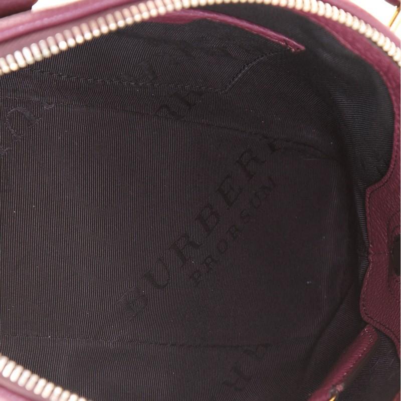 Burberry Bloomsbury Satchel Heritage Genarbtes Leder Klein für Damen oder Herren