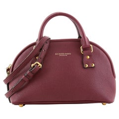 Burberry Bloomsbury Satchel Heritage Grained Leather Small