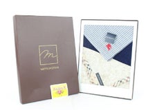 Burberry Blue Box Nova Check Double Twin Towel Set 230565 Scarf/Wrap