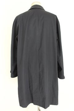 Burberry Blue Cotton Classic Long Raincoat