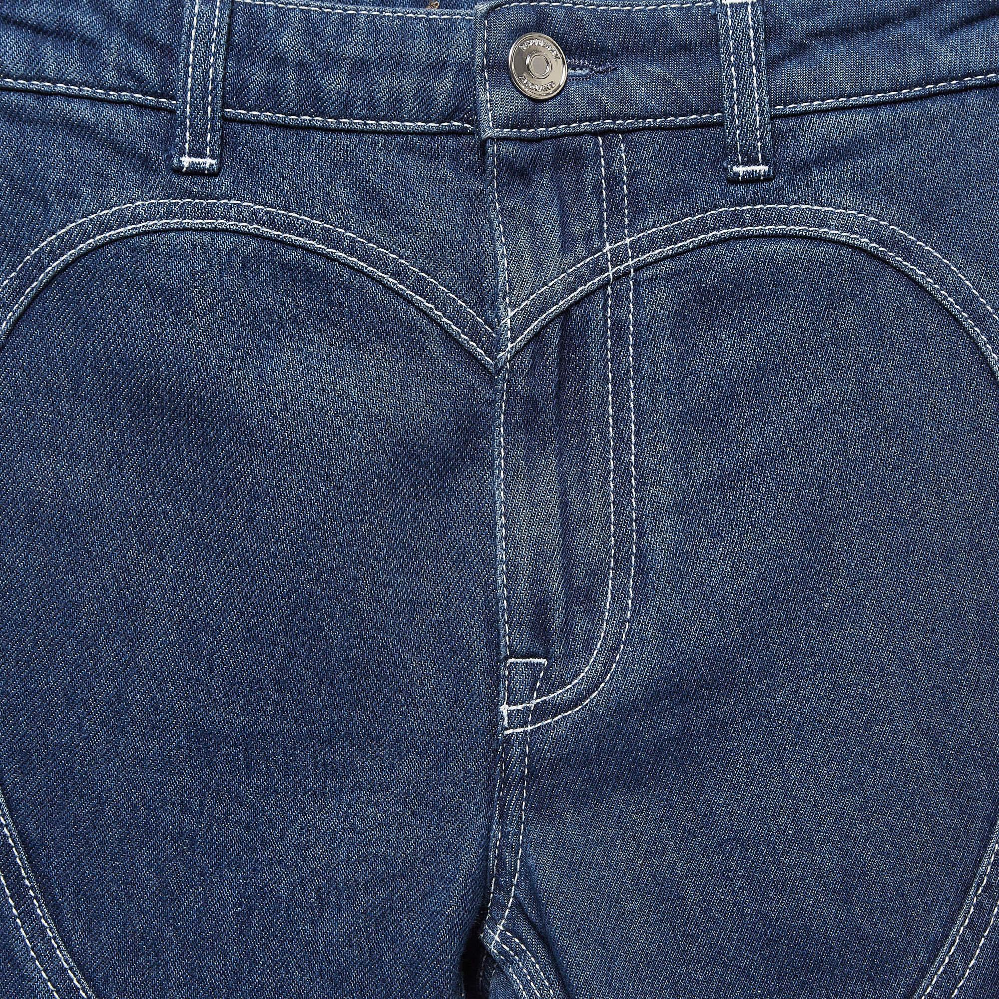 Bleu Burberry Jeans skinny Mid-Rise taille S 26