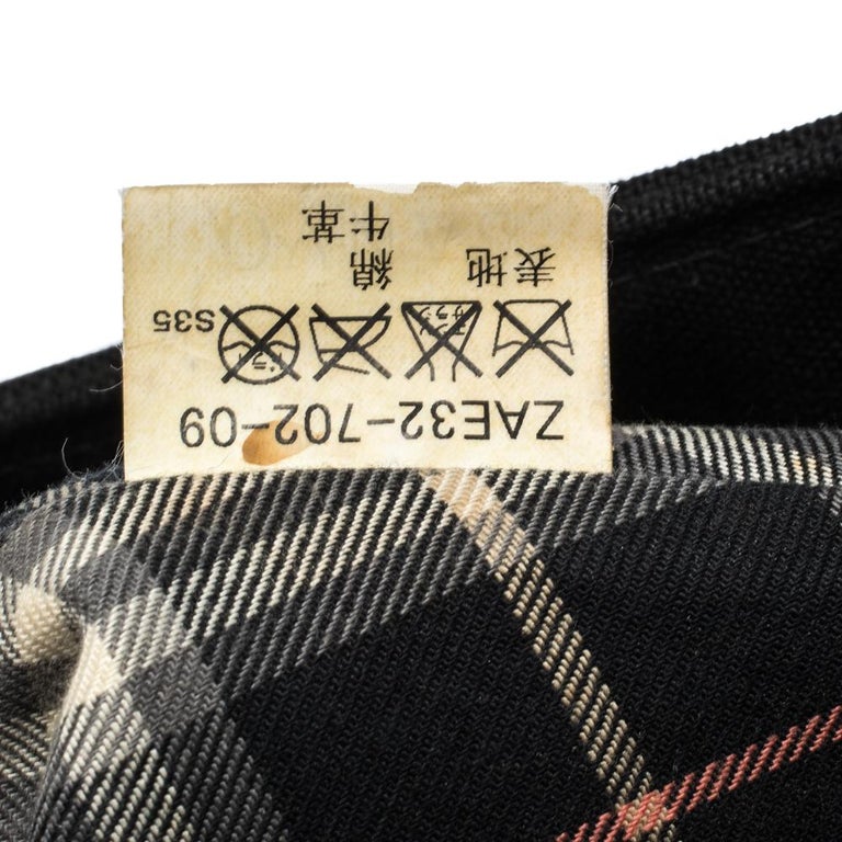 Burberry Blue Label Black Canvas and Leather Tote at 1stDibs ...
