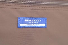 Burberry Blue Label Brown Logo Rolling Luggage Trolley Suitcase 1bur930a