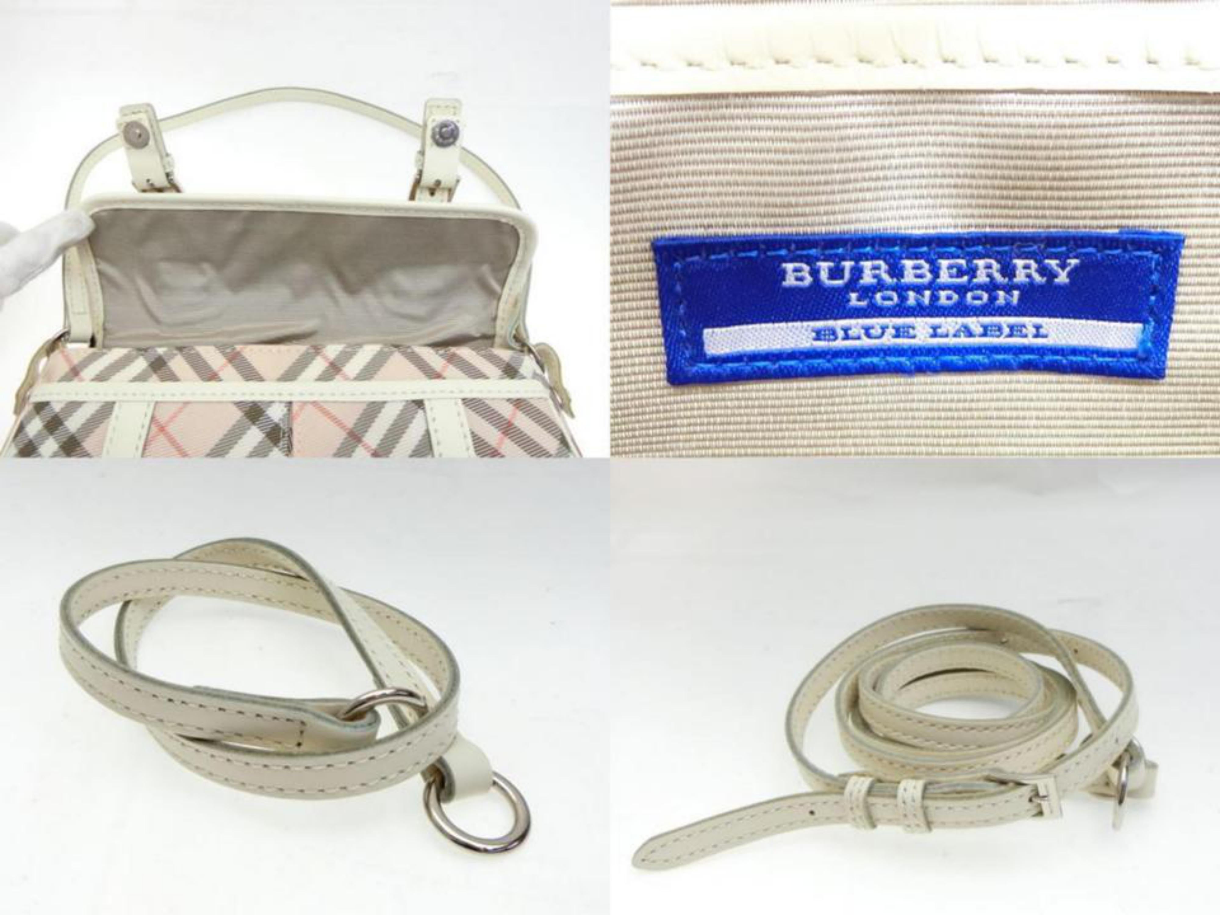 burberry blue label pink bag