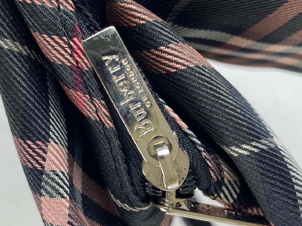 blue burberry bag