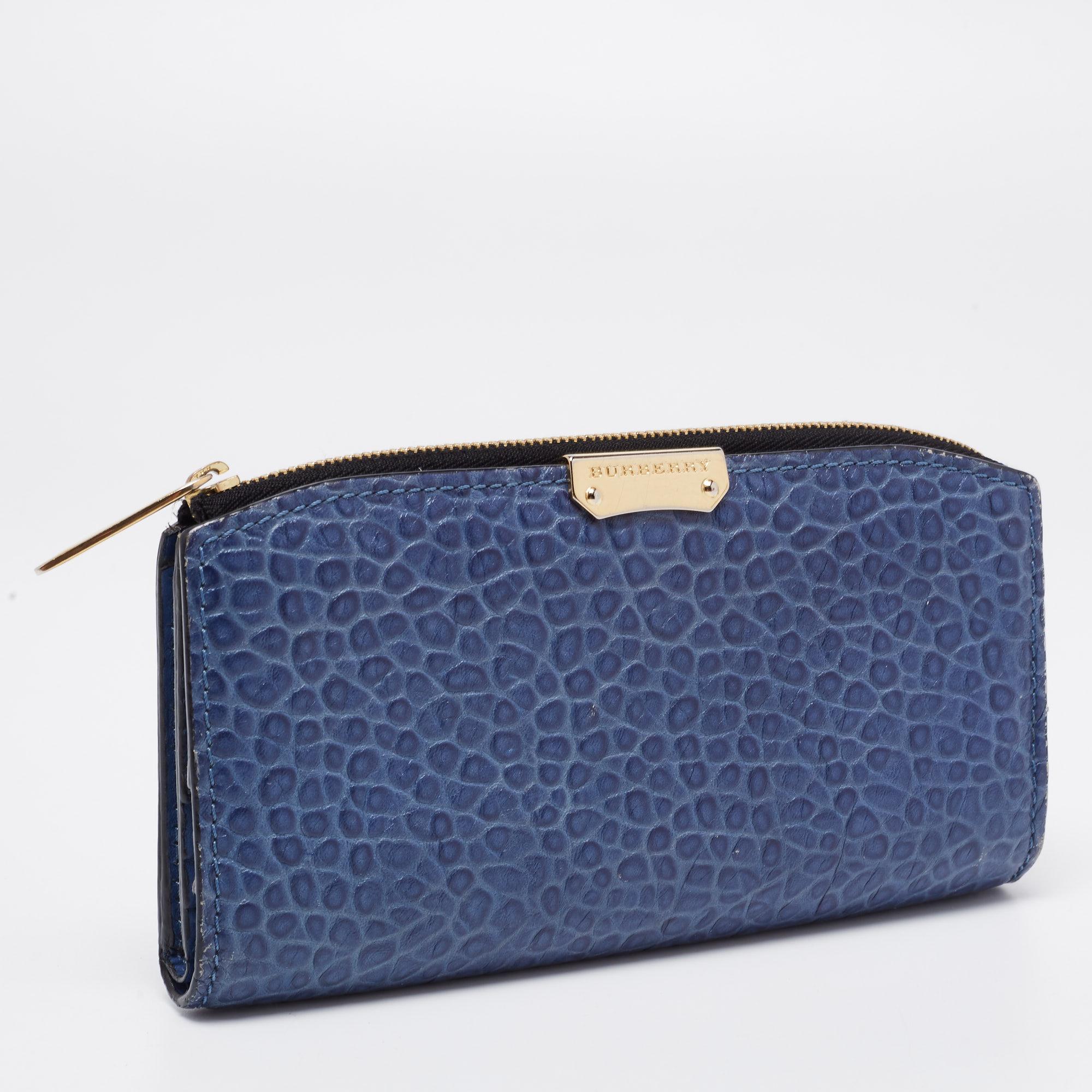 burberry blue wallet
