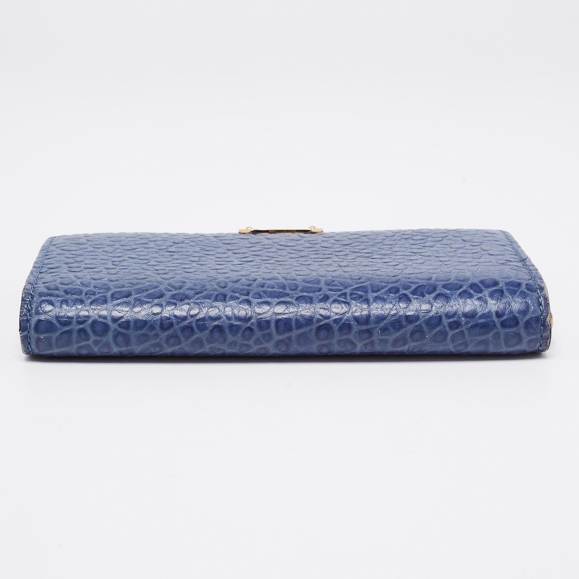 burberry wallet blue