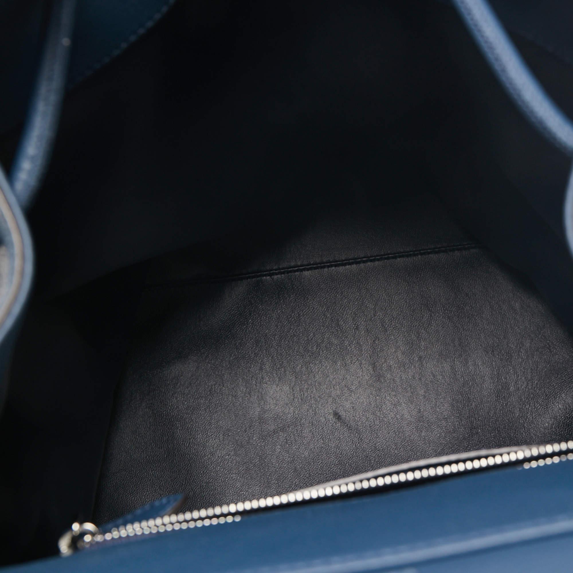 Burberry Blue Leather Pocket Backpack 5