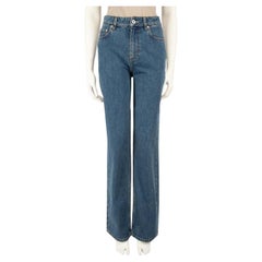 Jeans Burberry Blu Logo Patch Taglia S