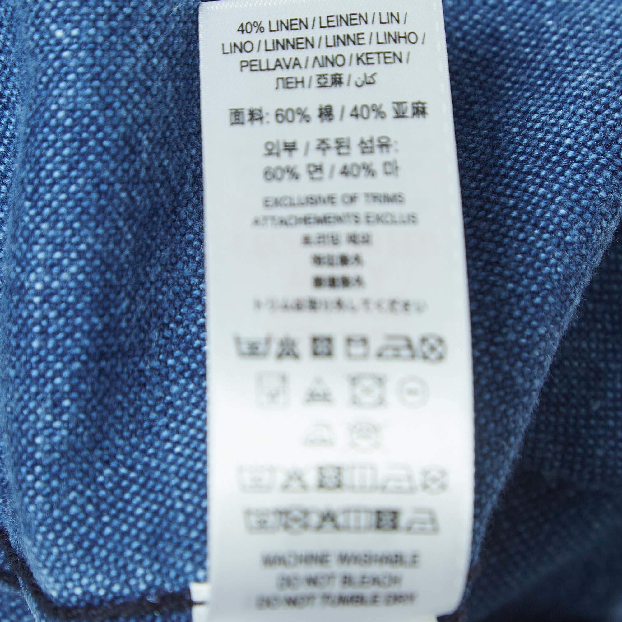 da uomo o donna Gonna in denim con stampa logo Burberry blu (12 anni) in vendita