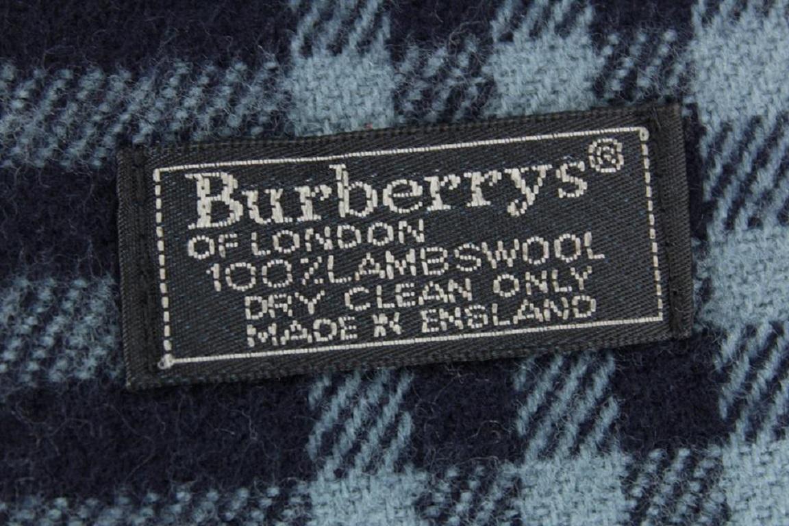 blue burberry scarf
