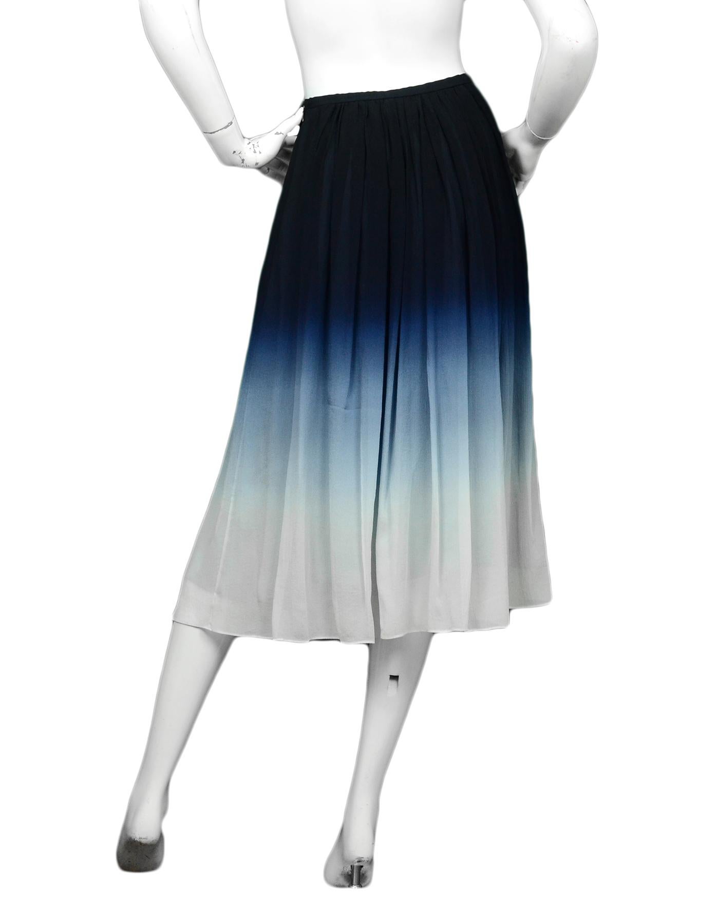 burberry ombre skirt