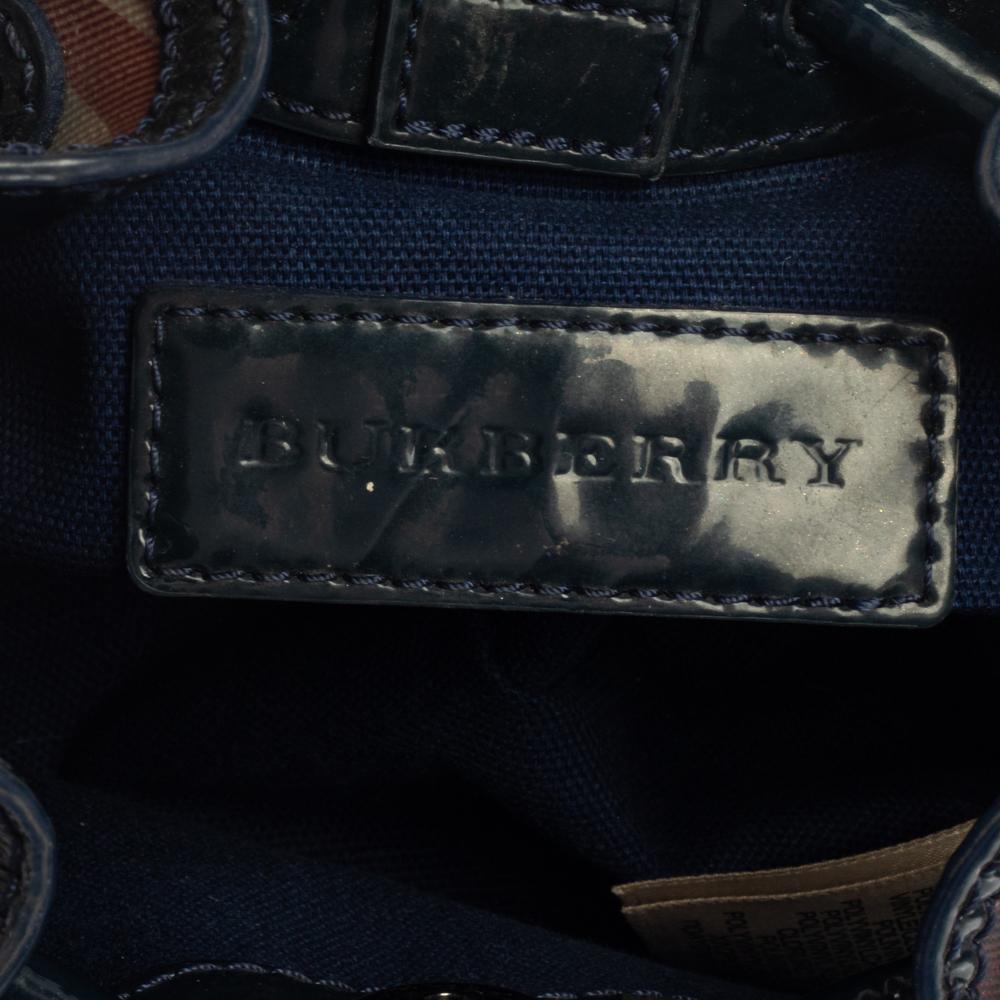 Burberry Blue Ombre Supernova Umhängetasche aus PVC und Lackleder 3