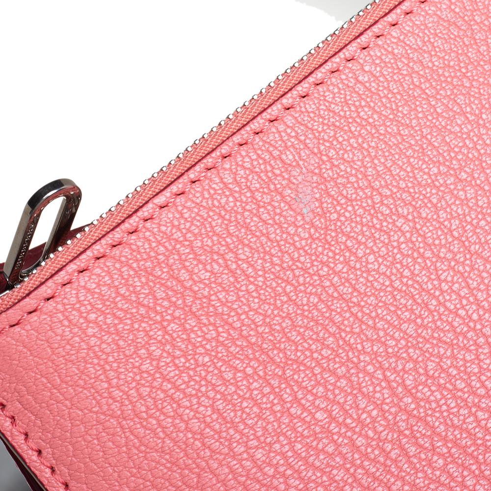 Burberry Blush Pink Leather Triple Zip Crossbody Bag 1