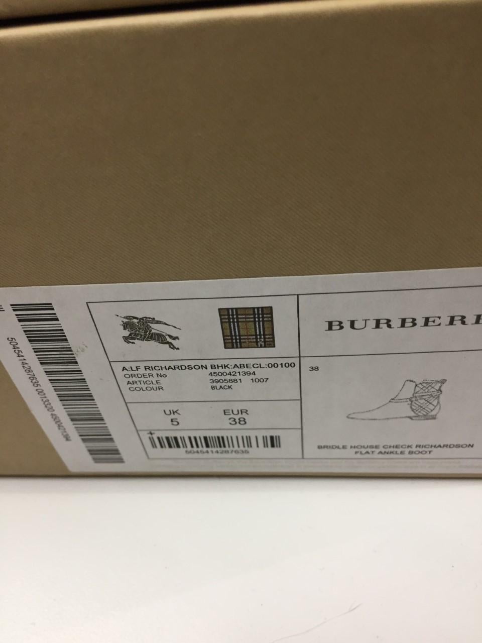Women's or Men's Burberry boots For Sale