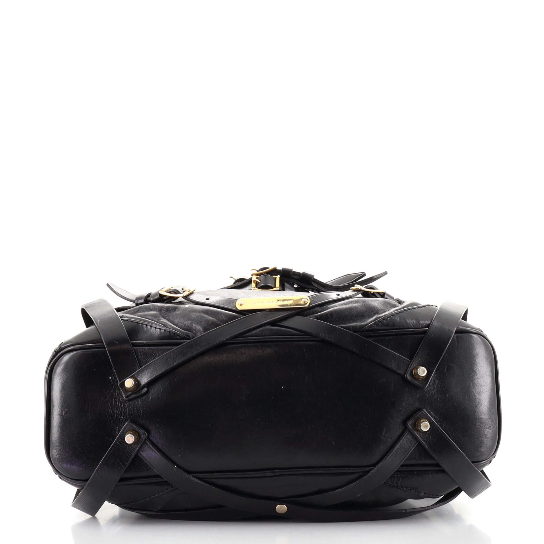 Burberry Gosford Hobo Leder-Krawatte Medium im Zustand ��„Gut“ in NY, NY