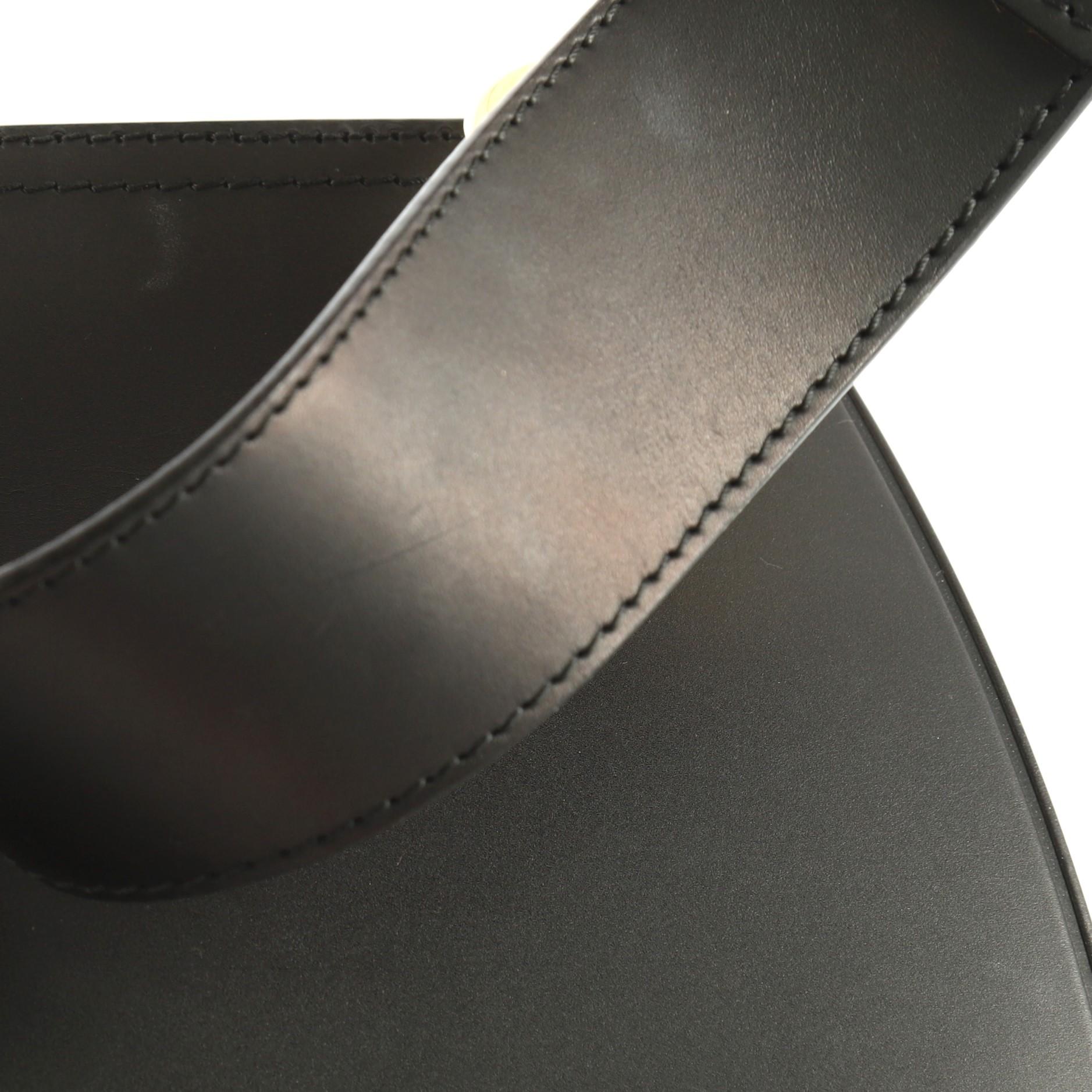 Black Burberry Bridle Handbag Leather Medium