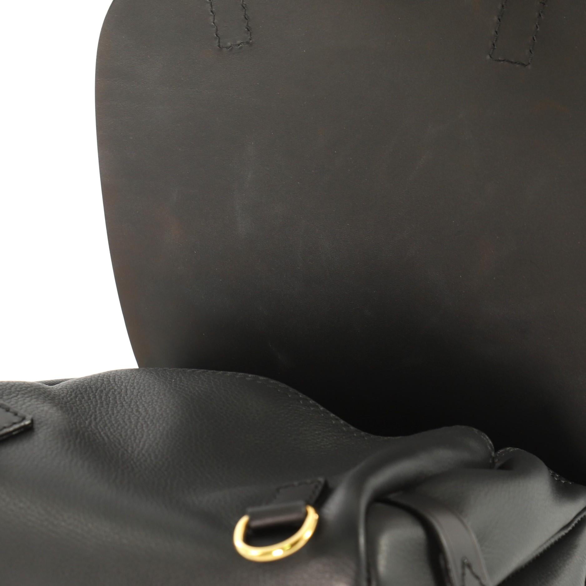 Burberry Bridle Handbag Leather Medium In Good Condition In NY, NY