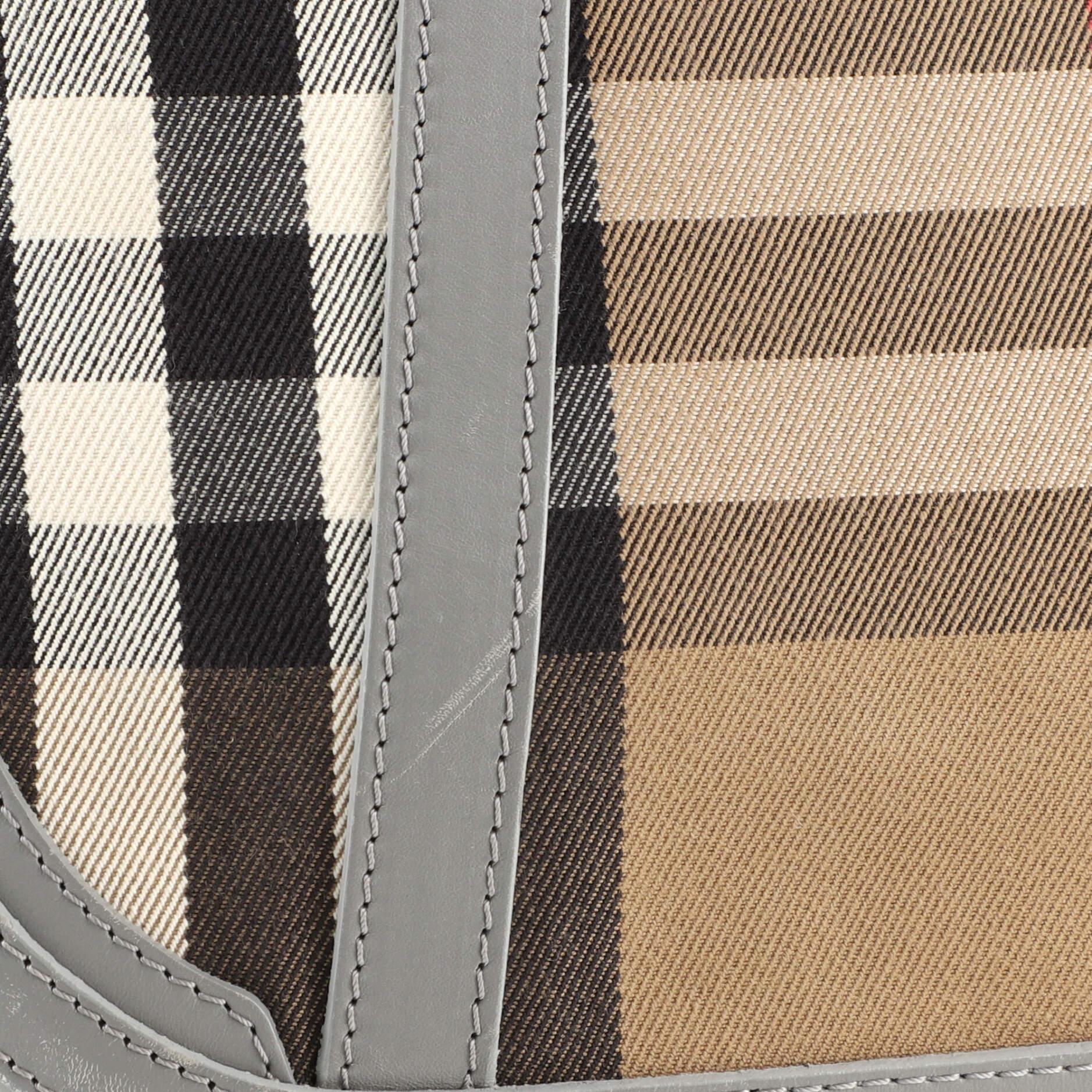 Burberry Bridle Orchard Bag House Check Canvas Small 1
