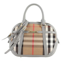 Burberry Bridle Orchard Bag House Check Canvas Small