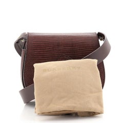 Burberry Bridle Satchel Crossbody Bag Lizard Mini